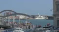 The port of Barcelona with Rambla de Mar 4k or 4k+ Resolution
