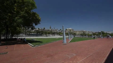 Port of Barcelona Spain Stock Footage 66485123