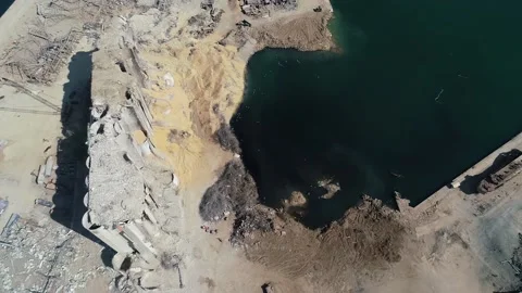 Port of beirut Blast Stock Footage 145158239
