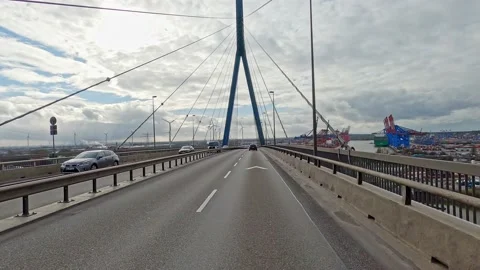 Port Bridge Stock Footage 180494625