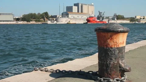 Port of Brindisi Stock Footage 12305007