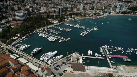 Port of Budva Stock Footage 108979180