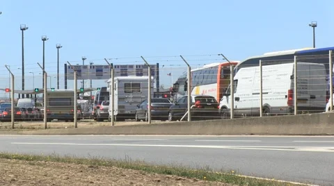 Port of Calais. Ferry Stock Footage 50904870