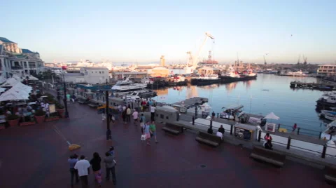 PORT CAPE TOWN TABLE MOUNTAIN BAY Stock Footage 41733307