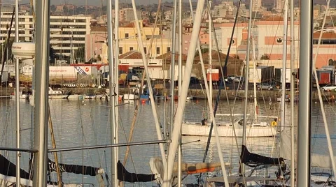 Port of Catania at Day time. Stock Footage 42806561