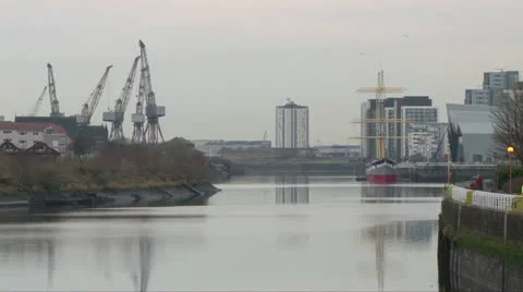 Port of Clyde Stock-Footage 10884341