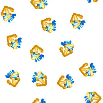Port crane isometric icon vector isolated illustration Stock Illustration