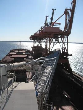 Port crane Stock Photos