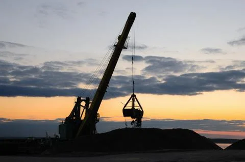 Port crane Stock Photos