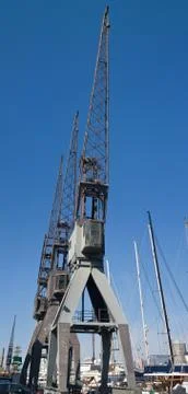 Port crane Stock Photos