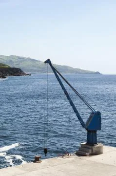 Port crane Stock Photos