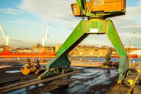 Port crane Stock Photos