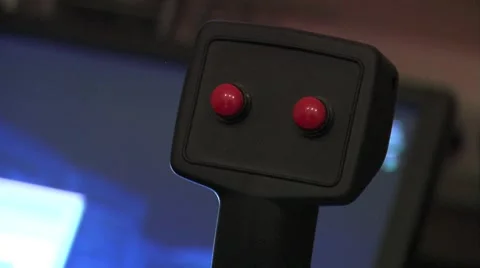 Port crane simulator Stock Footage 5164428