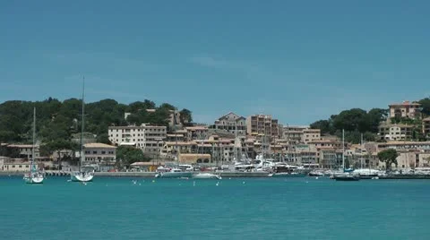 Port de Soller, Mallorca (Majorca) Stock Footage 11107444