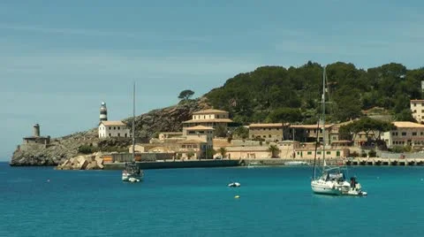 Port de Sóller, Mallorca (Majorca) Stock Footage 11108377