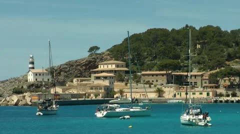 Port de Soller, Mallorca (Majorca), Spain Stock-Footage 11108933
