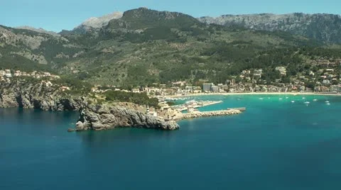 Port de Soller, Mallorca (Majorca) Stock Footage 11109616