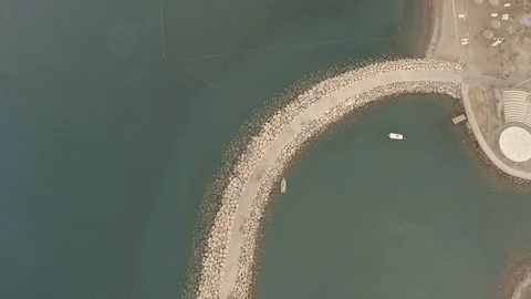 Port in the desert - Eilat, Israel Stock Footage 90803036
