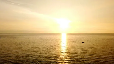 Port Dickson Sunset Time Lapse Stock Footage 123988538