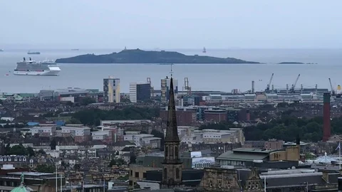 Port of Edinburgh Stock Footage 83239459