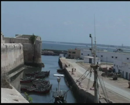 Port el jadida  Stock Footage 517595