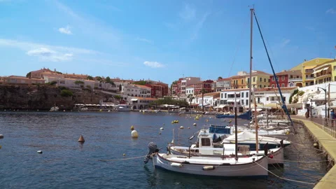 Port of Es Castell Stock Footage 170051085
