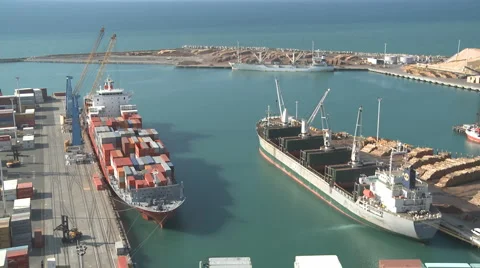 Port fast time lapse 스톡 동영상 1434333