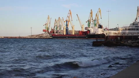 Port of Feodosia Stock Footage 136545304