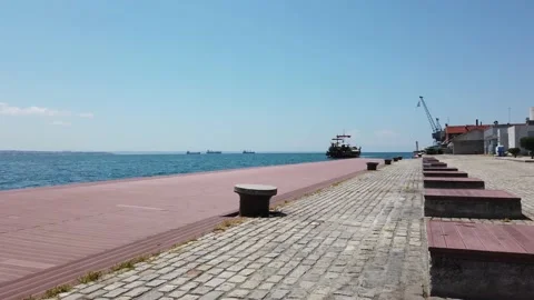 Port Ferry3 Video stock 136097134