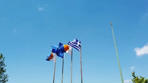 Port Flag4 Stock Footage 129883165