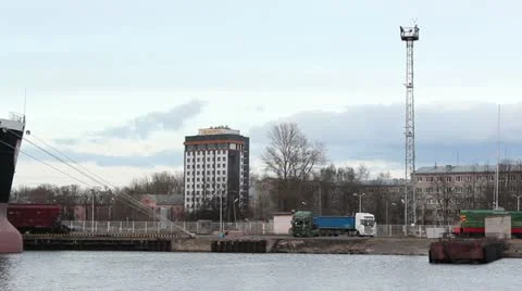 Port Stock Footage 10883008