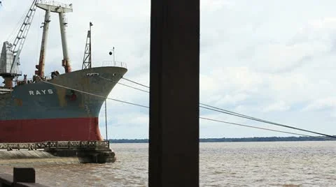 On port. Stockbeeldmateriaal 12364144