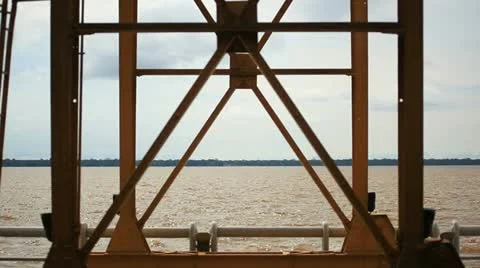 On the port. Stockbeeldmateriaal 12518581