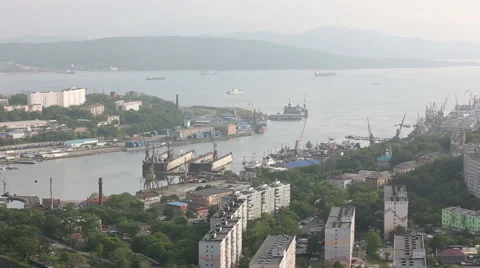 The port in Stock Footage 61526498