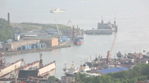 The port in Stock Footage 61526500
