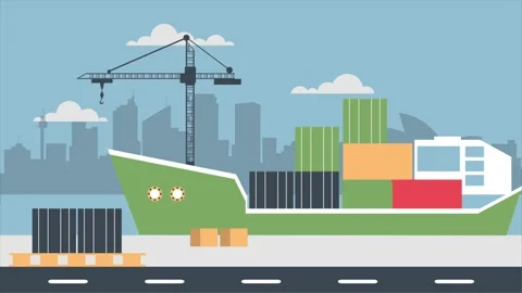 Port Stock Footage 289732831