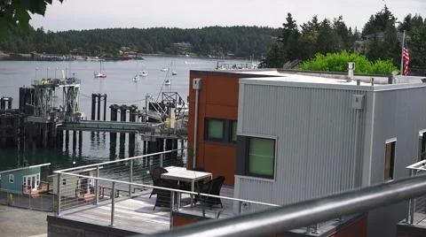Port of Friday Condos Stock Footage 50110741