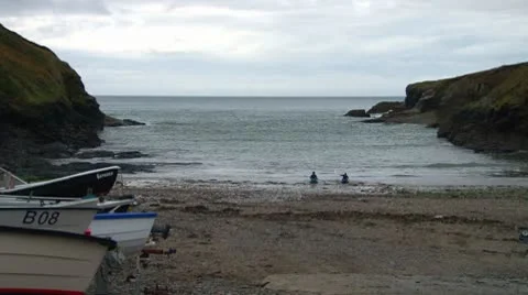 Port Gaverne Stock Footage 8952498