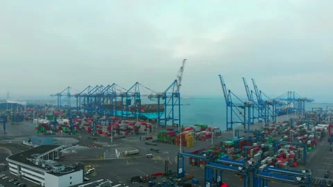 Port gdansk Stock Footage 145368115