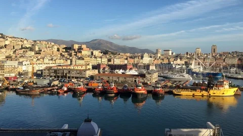 Port of Genoa Stock Footage 86480154