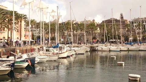 Port of Genoa Stock Footage 140447922