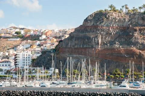 Port gomera Stock Photos