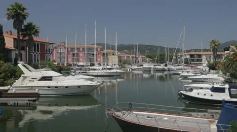 Port Grimaud, Saint Tropez Video stock 64687760