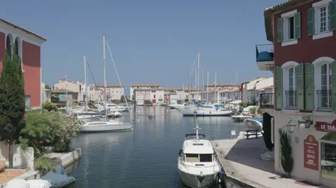 Port Grimaud, Saint Tropez Stock-Footage 64697153