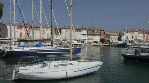 Port Grimaud, Saint Tropez Stock-Footage 64698587