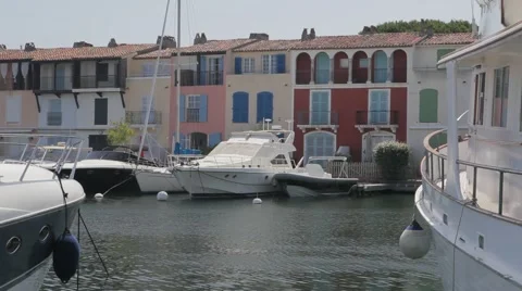 Port Grimaud, Saint Tropez Stock-Footage 64699336