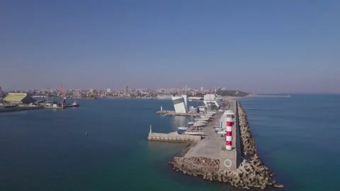 Port in H.265 Stock Footage 230414176