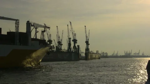Port of Hamburg 動画素材 4105593