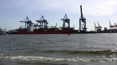 Port of Hamburg 動画素材 4144960