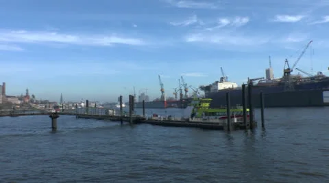 Port of Hamburg Video stock 24405714